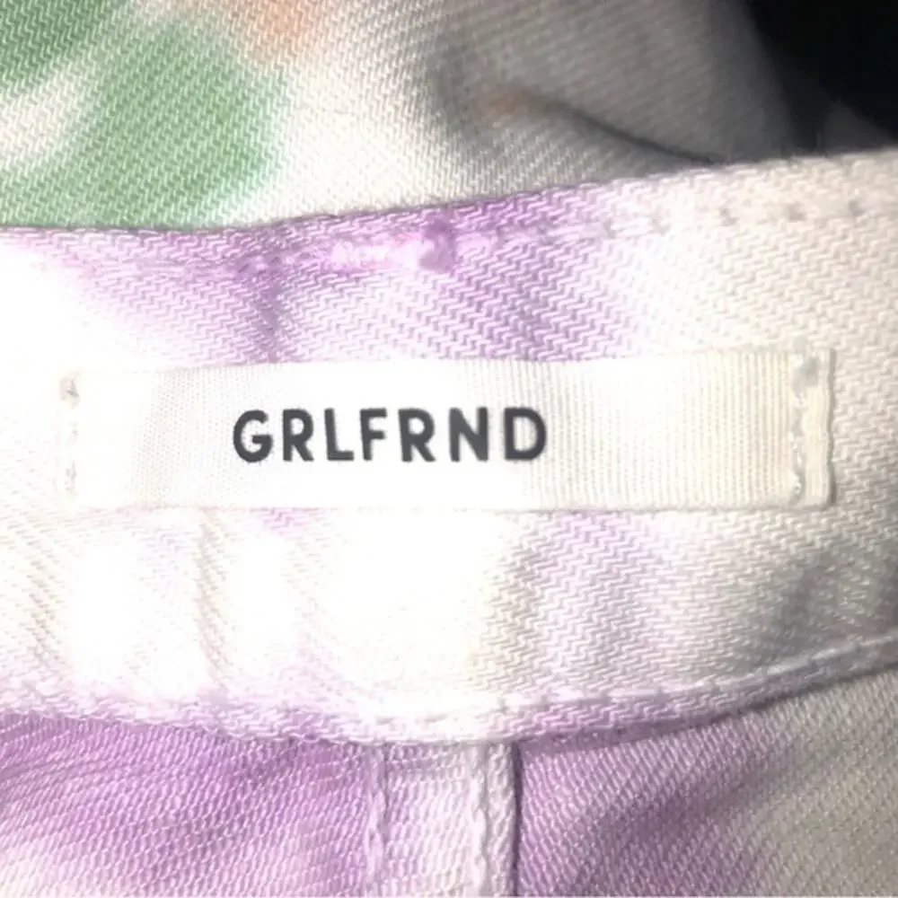 GRLFRND Karolina Tie Dye Skinny Jeans in Sugar Magnolia Size 25 NWOT
